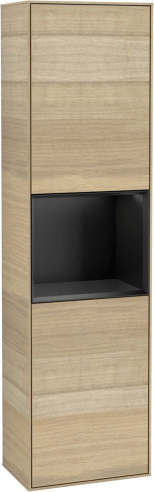 Villeroy & Boch Hochschrank Finion G460GF – Hochglanz Weiß, LED-Beleuchtung, SoftClose