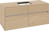Villeroy & Boch Waschtischunterschrank Collaro C128 Nordic Oak 1200 mm mit 4 Auszügen