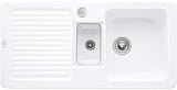 Villeroy & Boch Spüle Condor 60 Snow White 1000x510mm Keramik mit CeramicPlus und Handbetätigung
