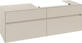 Villeroy & Boch Waschtischunterschrank Collaro C027 B0 1600 mm Cashmere Grey mit Beleuchtung