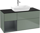 Villeroy & Boch Finion Waschtischunterschrank 1200 mm Glossy White Lacquer mit Beleuchtung