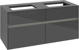 Villeroy & Boch Waschtischunterschrank Collaro C115 B0 1200 mm Glossy White mit Beleuchtung und SoftClosing