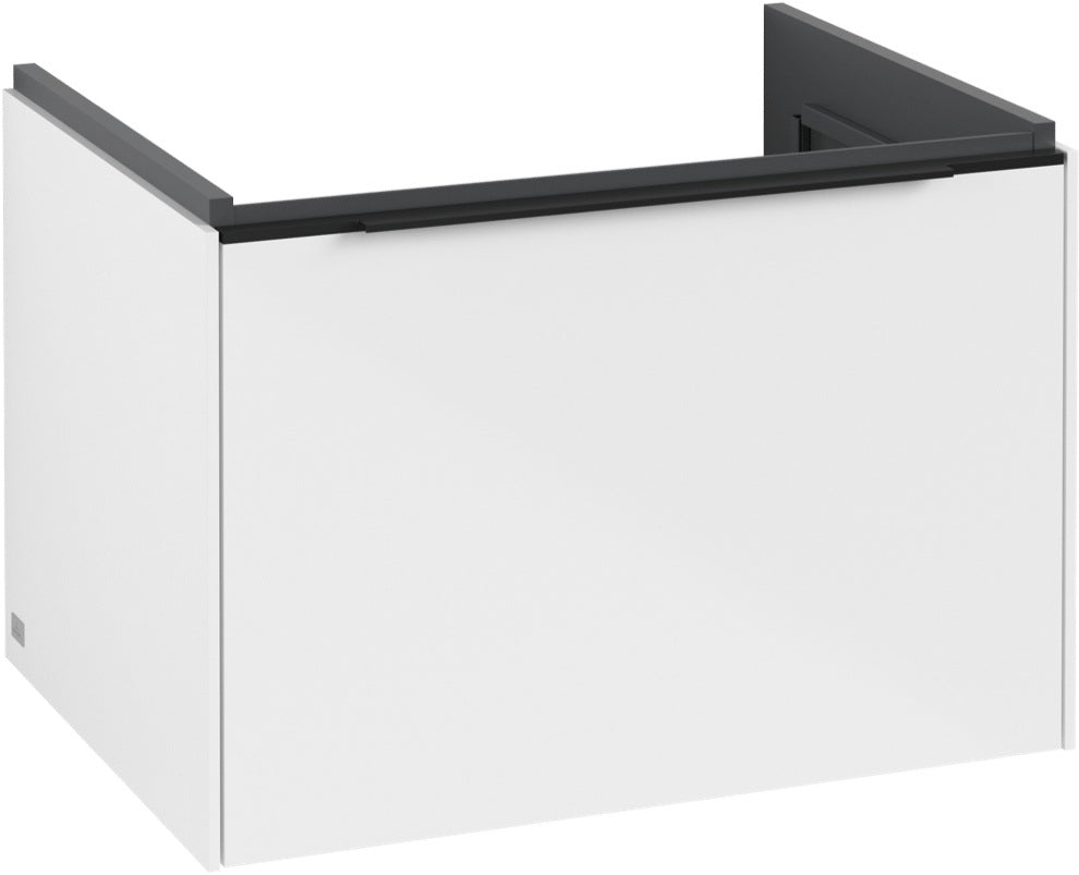 Villeroy & Boch Subway 3.0 Waschtischunterschrank C57500, 622 mm, Brilliant White, mit SoftClosing-Auszug
