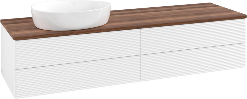 Villeroy & Boch Antao Waschbeckenunterschrank 1600 mm White Matt Lacquer mit 4 Auszügen