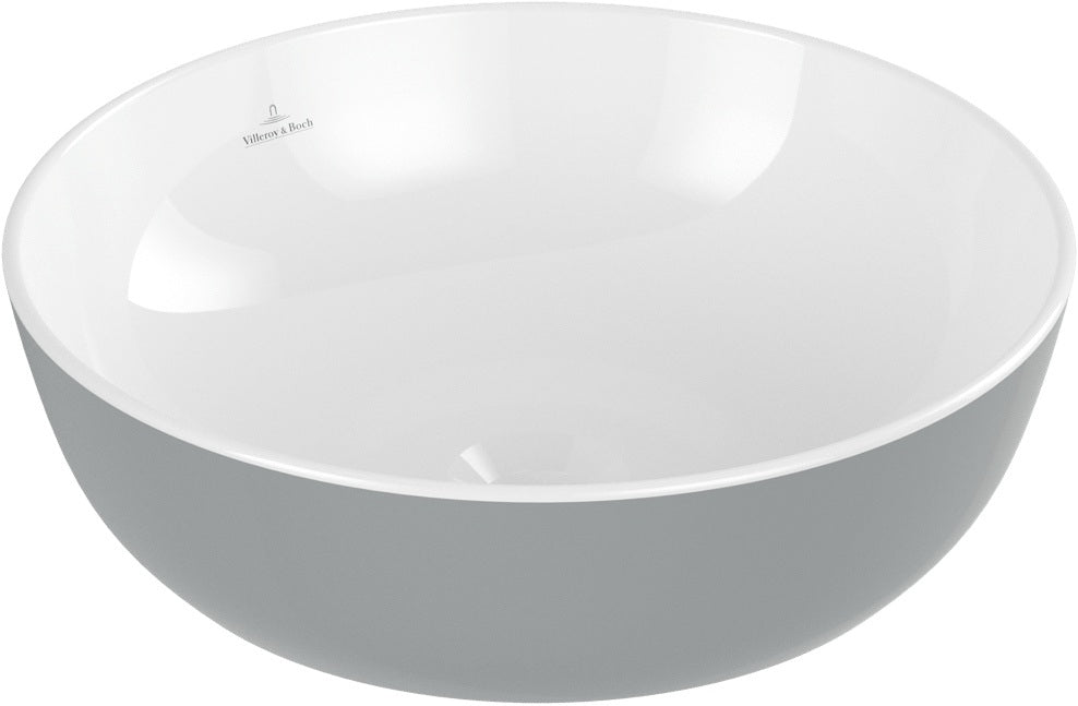 Villeroy & Boch Artis Aufsatzwaschbecken 430 mm rund French Linen TitanCeram