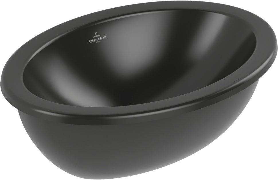 Villeroy & Boch Unterbauwaschbecken Loop & Friends 4A5301 oval 430x290mm Weiß Alpin TitanCeram