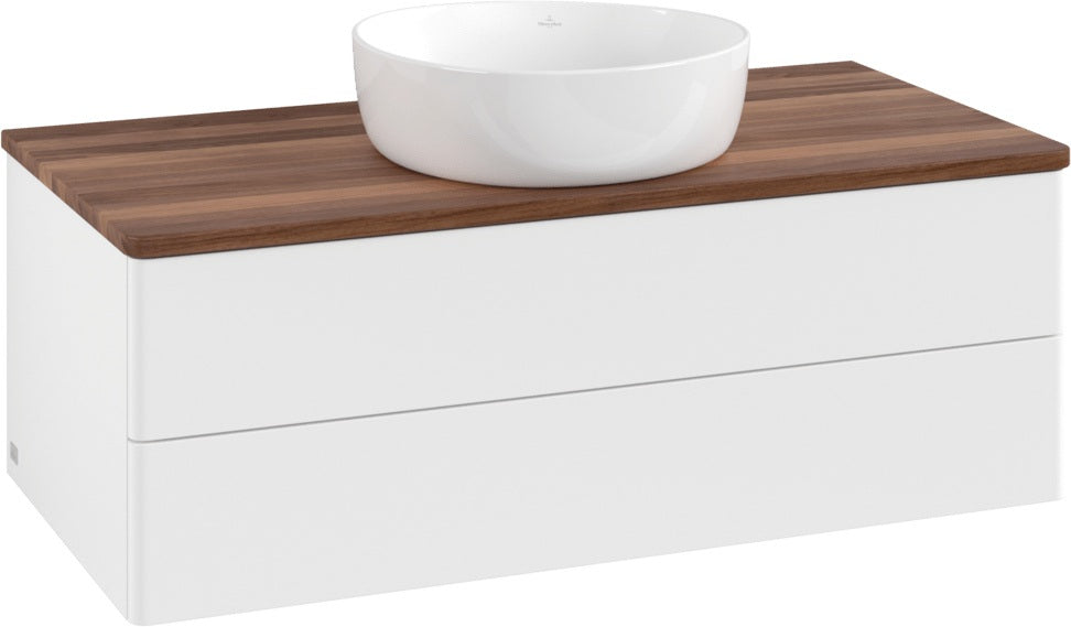 Villeroy & Boch Waschtischunterschrank Antao 1000 mm White Matt Lacquer mit 2 Auszügen