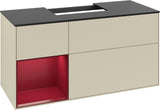Villeroy & Boch Finion Waschbeckenunterschrank 1200 mm Glossy White mit Beleuchtung