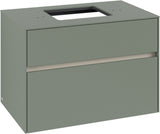 Villeroy & Boch Waschbeckenunterschrank Collaro C124 B0 800 mm White Oak mit Beleuchtung