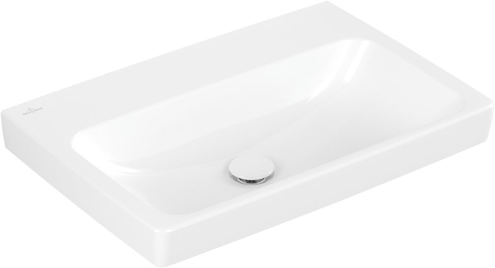 Villeroy & Boch Architectura Wandwaschbecken 650x445mm Weiß Alpin Rechteck