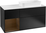 Villeroy & Boch Waschtischunterschrank Finion F271G 1200 mm Glossy White Lacquer mit Beleuchtung