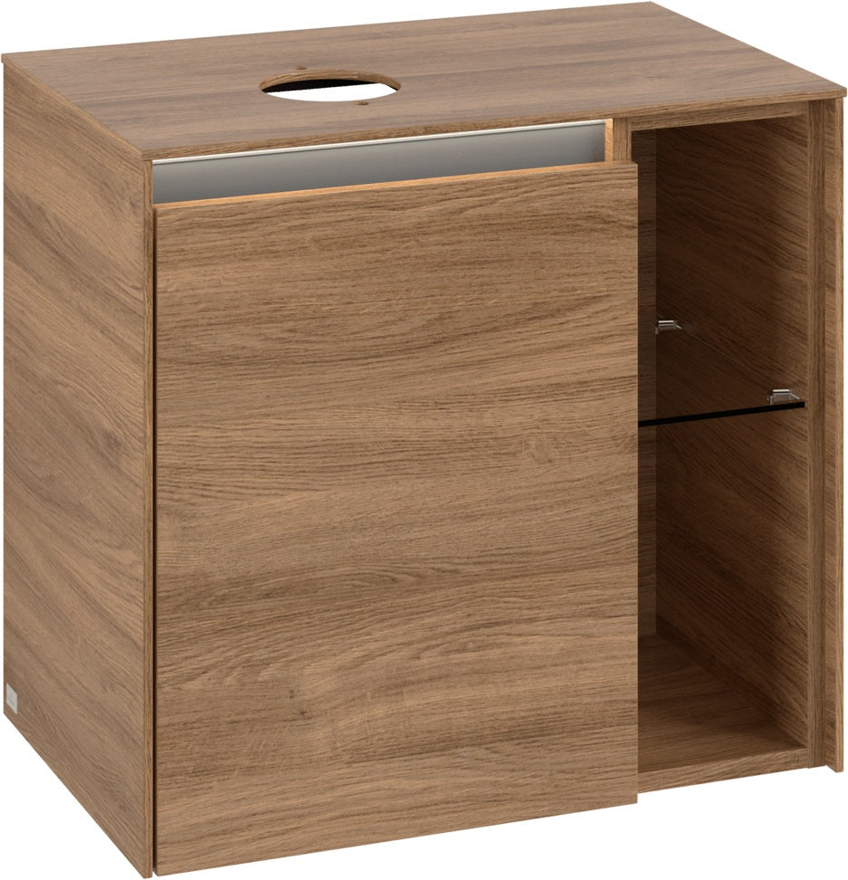 Villeroy & Boch Waschbeckenunterschrank Collaro C151 B0 600x548x380mm White Oak mit Beleuchtung