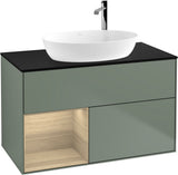 Villeroy & Boch Finion Waschbeckenunterschrank G892G 1000 mm Glossy White Lacquer mit Beleuchtung