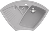 Villeroy & Boch Eckspüle Arena Eck 975x625mm Ivory CeramicPlus mit Ablaufgarnitur