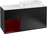 Villeroy & Boch Waschtischunterschrank Finion F271G 1200 mm Glossy White Lacquer mit Beleuchtung