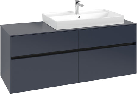 Villeroy & Boch Waschtischunterschrank Collaro C090 B0 1400 mm White Oak mit Beleuchtung