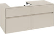 Villeroy & Boch Waschtischunterschrank Collaro C082 B0 1200 mm Cashmere Grey mit Beleuchtung und SoftClosing