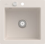 Villeroy & Boch Subway 50 S flat Flächenbündige Spüle 490x475mm Weiß Alpin CeramicPlus
