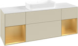 Villeroy & Boch Finion Waschtischunterschrank 1600 mm Glossy White Lacquer mit Beleuchtung