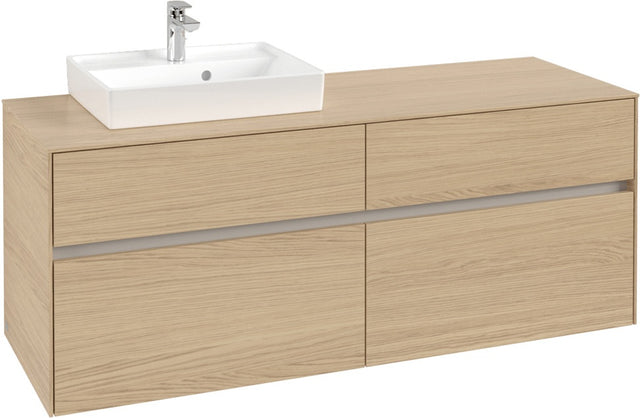 Villeroy & Boch Waschtischunterschrank Collaro C074 Nordic Oak 1400 mm mit 4 Auszügen