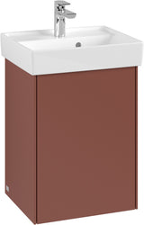 Villeroy & Boch Waschbeckenunterschrank Collaro C005 White Oak 410 mm – Eckig, SoftClosing, Wandmontage