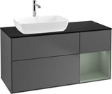 Villeroy & Boch Finion Waschtischunterschrank 1200 mm Glossy White mit Beleuchtung und SoftClosing