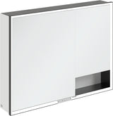 Villeroy & Boch Spiegelschrank My View+ B48110 1000 mm Graphite mit LED-Beleuchtung und SoftClosing