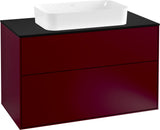 Villeroy & Boch Finion Waschtischunterschrank G23100GF 1000 mm Glossy White mit LED-Beleuchtung
