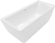 Villeroy & Boch Subway 3.0 Vorwand-Badewanne 1800x800 mm Quaryl Weiß Alpin mit Schürze