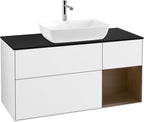 weiß / Mitteldichte Faserplatte (MDF) / G832G N 1200x603x501mm Glossy White