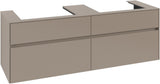 Villeroy & Boch Waschtischunterschrank Collaro C024 B0, 1600 mm, Taupe, mit Beleuchtung und SoftClosing