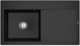Villeroy & Boch Subway Style 50 Einbauspüle 900x510 mm Keramik Ebony CeramicPlus mit Abtropffläche