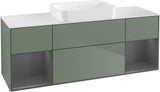 Villeroy & Boch Finion Waschtischunterschrank 1600 mm Glossy White Lacquer mit Beleuchtung