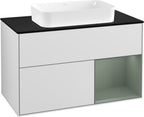 weiß / Mitteldichte Faserplatte (MDF) / F252G M 1000x603x501mm White Matt