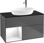 anthrazit / Mitteldichte Faserplatte (MDF) / G892G F