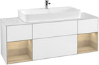 weiß / Mitteldichte Faserplatte (MDF) / G211P C 1600x603x501mm Glossy White