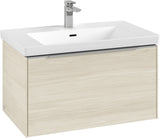 Villeroy & Boch Waschtischunterschrank Subway 3.0 C 573L0 Brilliant White mit Beleuchtung