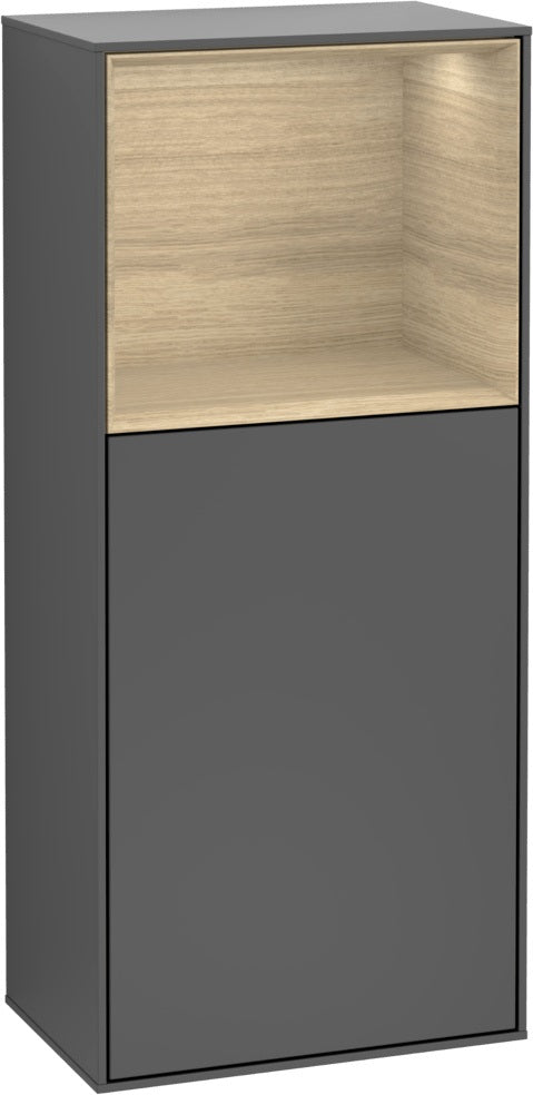 Villeroy & Boch Finion Seitenschrank G510GF, 418 mm, Glossy White Lacquer, mit Beleuchtung