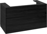 Villeroy & Boch Waschtischunterschrank Collaro C020 B0 1000 mm Black Oak mit LED-Beleuchtung