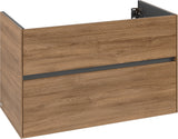 Villeroy & Boch Waschbeckenunterschrank Collaro C13900 in White Oak – 996 mm, 2 Auszüge, SoftClosing