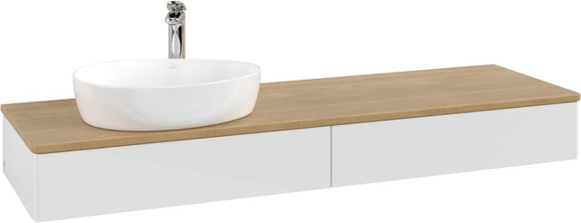 Villeroy & Boch Waschbeckenunterschrank Antao K15051 1600x190x500mm Glossy White Lacquer