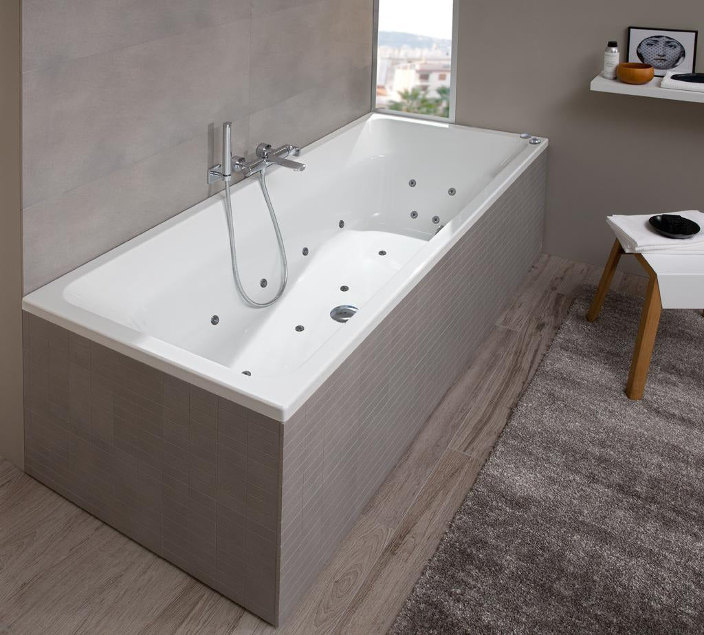 Villeroy & Boch EXKLUSIV Combipool Start 170x75 cm Whirlpool mit 22 Hydrodüsen