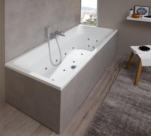 Villeroy & Boch EXKLUSIV Combipool Start 170x75 cm Whirlpool mit 22 Hydrodüsen