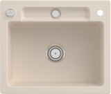 Villeroy & Boch Einbauspüle Siluet 60 S 334601 – 600 x 510 mm, Weiß Alpin CeramicPlus, TitanCeram