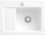 Villeroy & Boch Einbauspüle Subway 45 Compact 331301 Weiß Alpin CeramicPlus 650x510mm