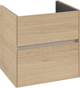 Villeroy & Boch Collaro Waschtischunterschrank 611 mm White Matt – 2 Auszüge, Push-Open