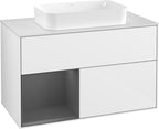 weiß / Mitteldichte Faserplatte (MDF) / G241G K 1000x603x501mm Glossy White