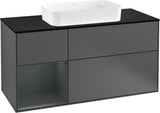 Villeroy & Boch Finion Waschtischunterschrank 1200 mm Glossy White Lacquer mit LED-Beleuchtung