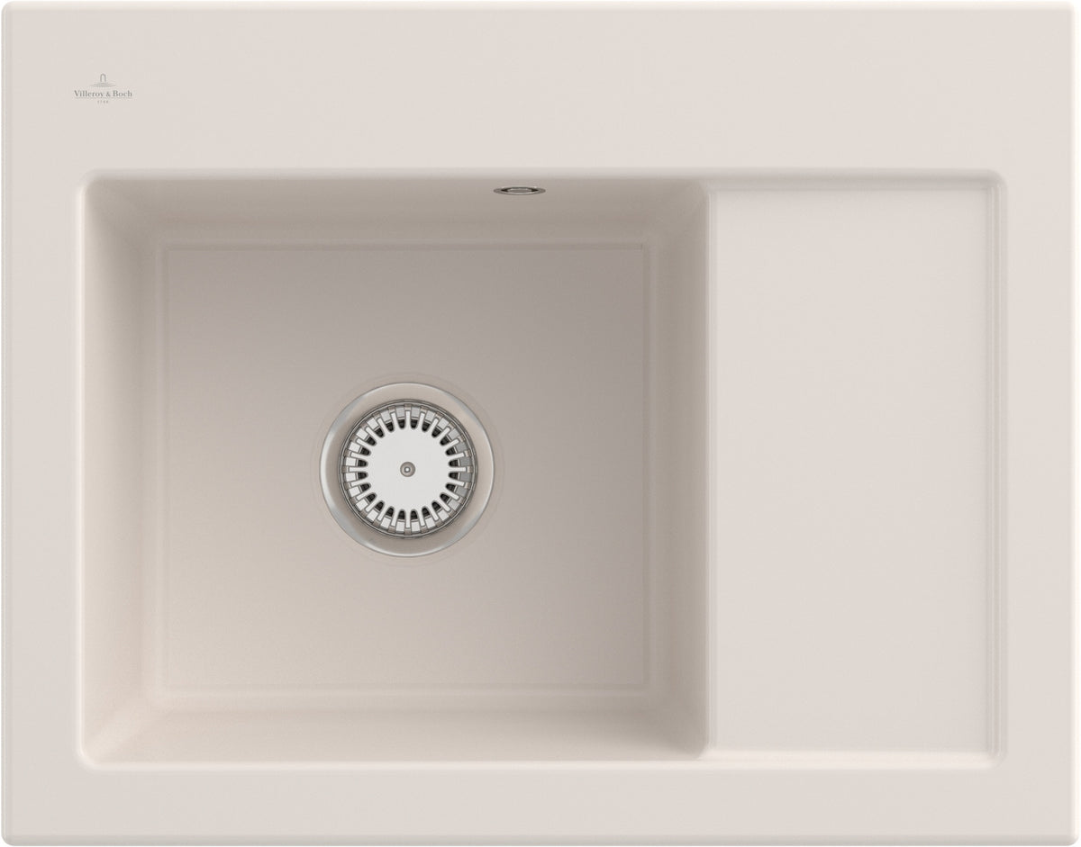 Villeroy & Boch Einbauspüle Subway 45 Compact 650x510mm Weiß Alpin CeramicPlus