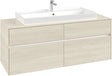 Villeroy & Boch Waschtischunterschrank Collaro C092 B0 1400 mm White Oak mit Beleuchtung